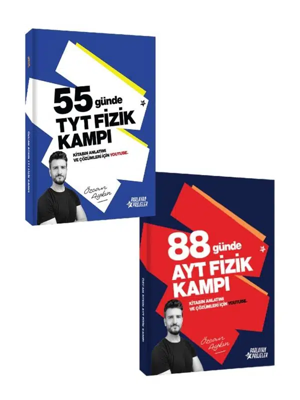 Özcan Aykın 2026 YKS 55 Günde TYT Fizik Ve 88 Günde AYT Fizik Kampı İkili Set