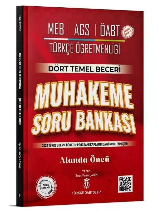Türkçe ÖABTDEYİZ ÖABT MEB-AGS Türkçe Dört Temel Beceri Muhakeme Soru Bankası Çözümlü - Enes Kaan Şahin