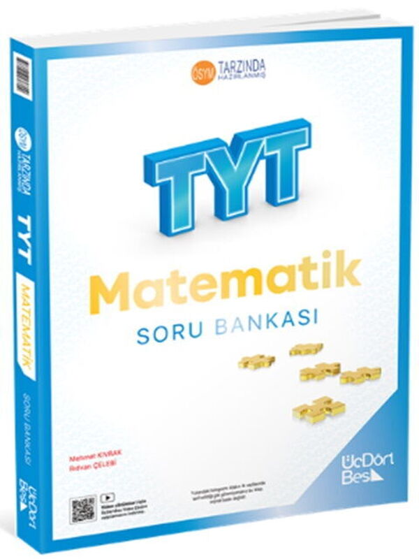 ÜçDörtBeş Yayınları TYT Matematik Soru Bankası Yediiklim Planlama Defteri Hediye