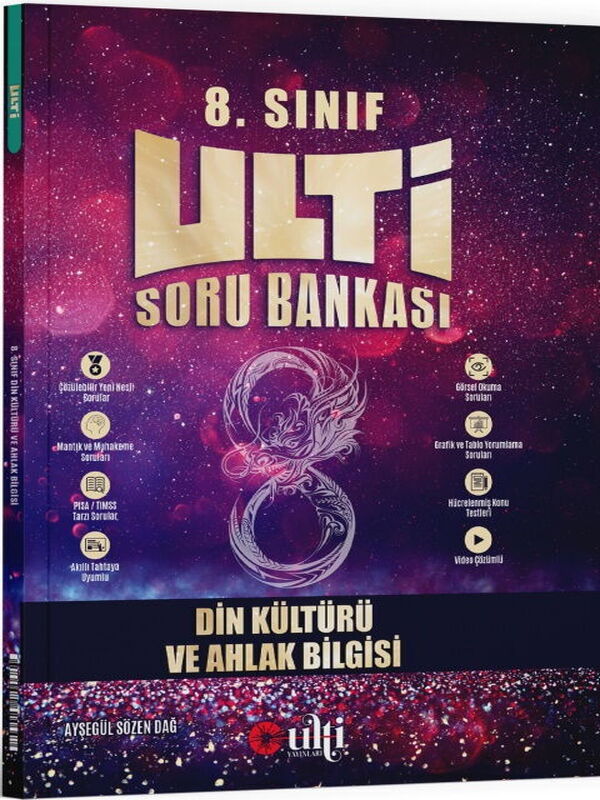 Ulti Yayınları 8. Sınıf LGS Din Kültürü ve Ahlak Bilgisi Soru Bankası