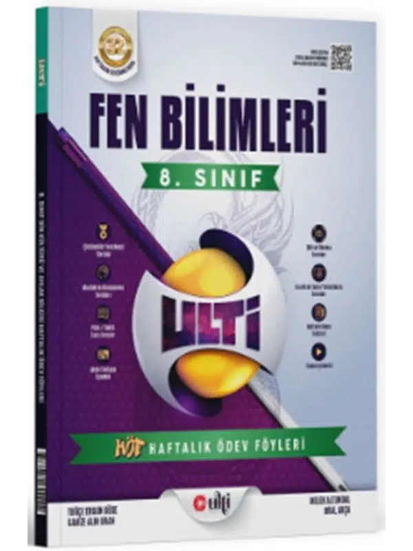 Ulti Yayınları 8. Sınıf LGS Fen Bilimleri Haftalık Ödev Föyleri