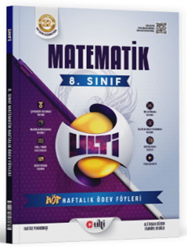 Ulti Yayınları 8. Sınıf LGS Matematik Haftalık Ödev Föyleri