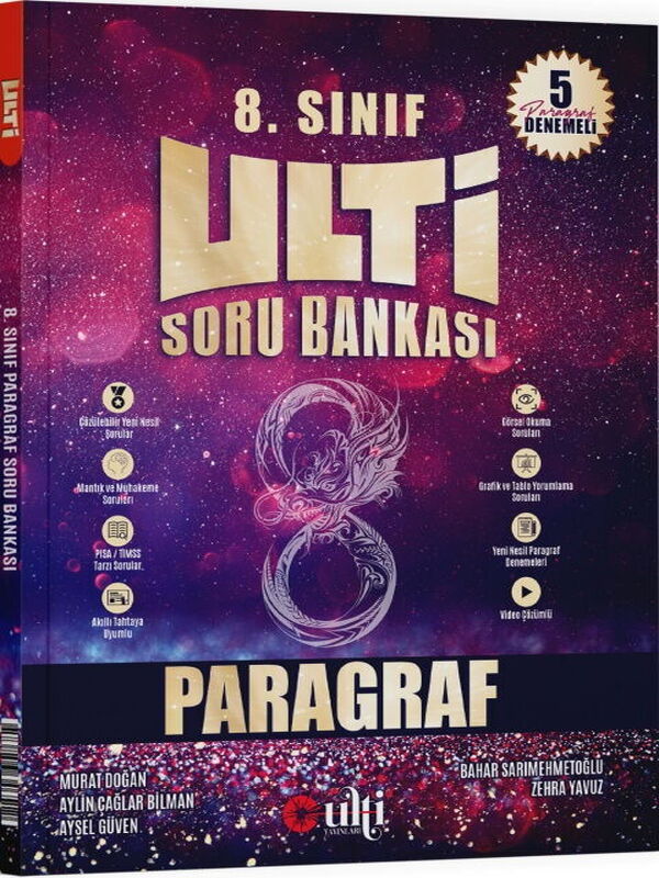 Ulti Yayınları 8. Sınıf Paragraf Ulti Serisi Soru Bankası