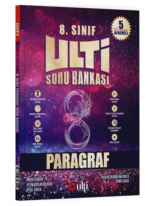 Ulti Yayınları 8. Sınıf Paragraf Ulti Serisi Soru Bankası