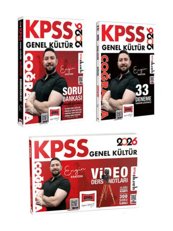 Yargı 2026 KPSS Genel Kültür Coğrafya Soru - Deneme - Video Ders Seti Engin Eraydın Paragraf Hediye