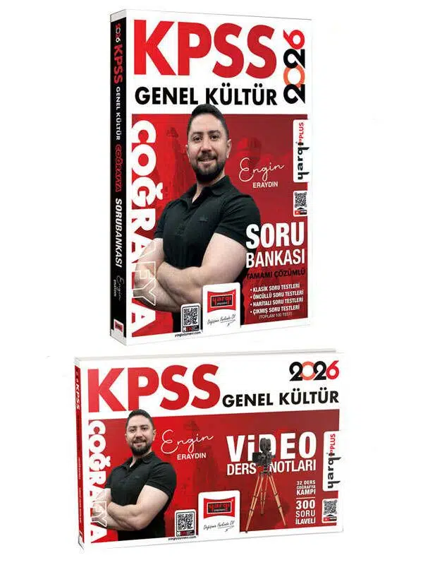 Yargı 2026 KPSS Genel Kültür Coğrafya Soru -Video Ders Not Seti Engin Eraydın Paragraf Deneme Hediye