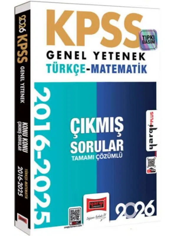 Yargı 2026 KPSS Genel Yetenek Türkçe Matematik 2016 2026 Konu Konu Tamamı Çözümlü Çıkmış Sorular