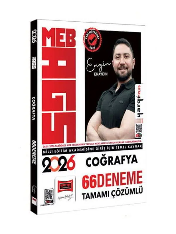 Yargı 2026 MEB-AGS Coğrafya Tamamı Çözümlü 66 Deneme Engin Eraydın