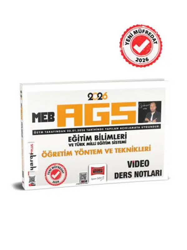 Yargı 2026 MEB-AGS Eğitim Bilimleri ve Türk Milli Eğitim Sistemi Öğretim Yöntem ve Teknikleri Video Ders Notları