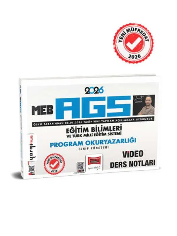 Yargı 2026 MEB-AGS Eğitim Bilimleri ve Türk Milli Eğitim Sistemi Program Okuryazarlığı Sınıf Yönetimi Video Ders Notları