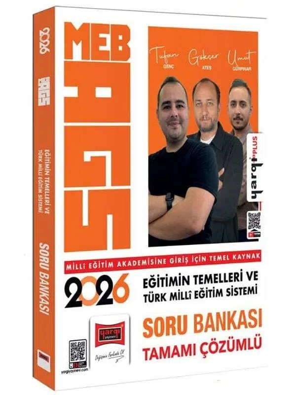 Yargı 2026 MEB-AGS Eğitimin Temelleri ve Türk Milli Eğitim Sistemi Soru Bankası Çözümlü - Tufan Genç