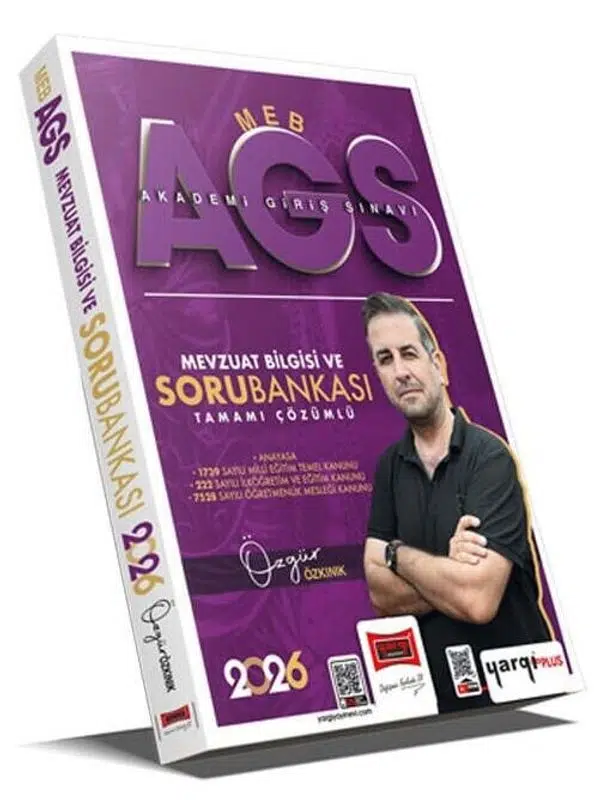 Yargı 2026 MEB-AGS Mevzuat Bilgisi ve Soru Bankası Çözümlü - Özgür Özkınık