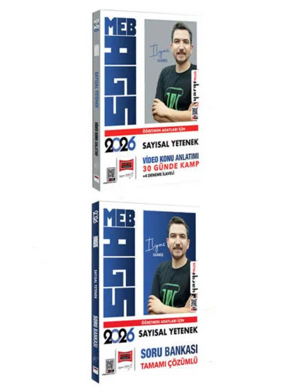 Yargı Yayınları 2026 MEB-AGS Öğretmen Adayları İçin Sayısal Konu - Soru Seti (İlyas Güneş)