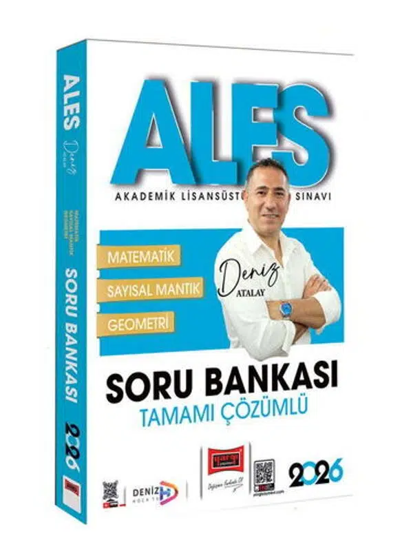Yargı Yayınları 2026 ALES Tamamı Çözümlü Matematik Soru Bankası (Deniz Atalay)