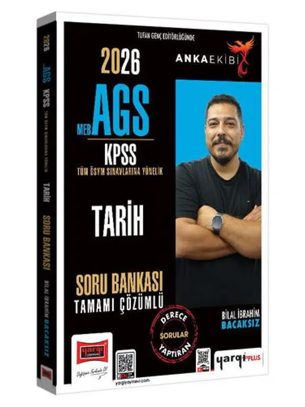 Yargı Yayınları 2026 Anka Ekibi MEB-AGS KPSS Tüm Ösym Sınavlarına Yönelik Tarih Tamamı Çözümlü Soru Bankası