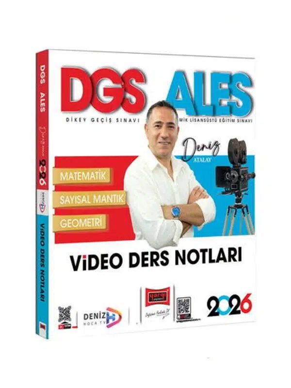 Yargı Yayınları 2026 DGS ALES Matematik Video Ders Notları (Deniz Atalay)