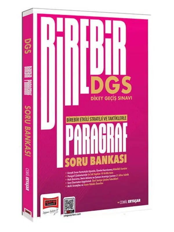 Yargı Yayınları 2026 DGS Birebir Serisi Paragraf Soru Bankası