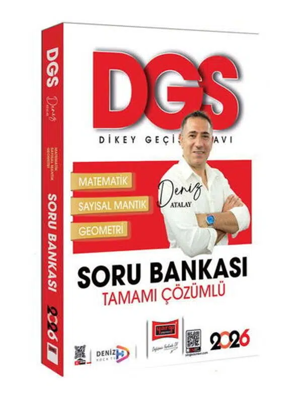 Yargı Yayınları 2026 DGS Tamamı Çözümlü Matematik Soru Bankası (Deniz Atalay)