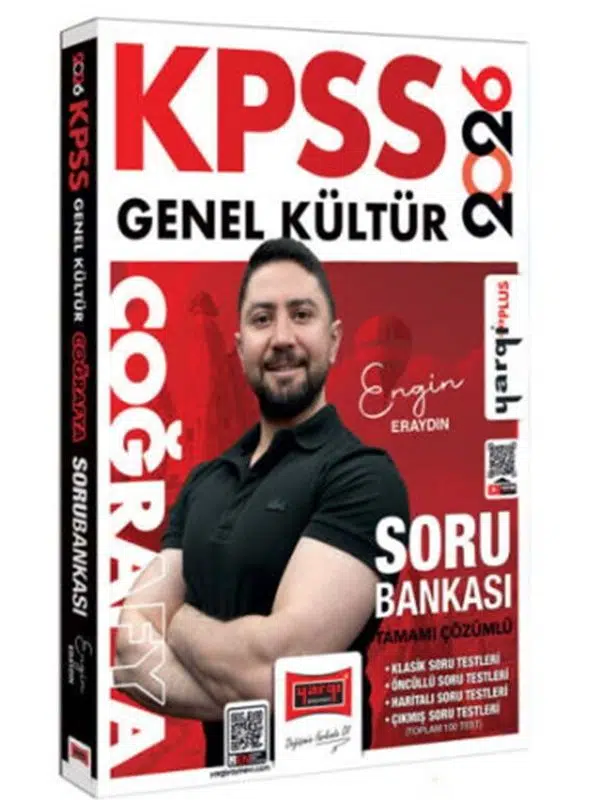 Yargı Yayınları 2026 KPSS Genel Kültür Coğrafya Tamamı Çözümlü Soru Bankası Engin Eraydın