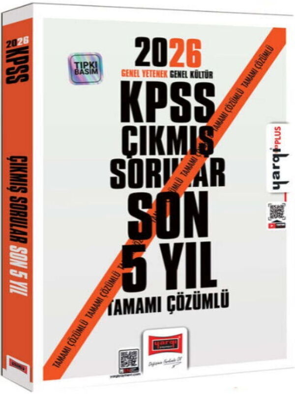 Yargı Yayınları 2026 KPSS Genel Kültür Genel Yetenek Tüm Dersler Tamamı Çözümlü Son 5 Yıl Çıkmış Sorular