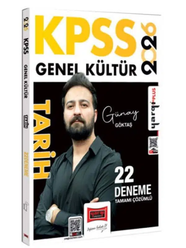 Yargı Yayınları 2026 KPSS Genel Kültür Tamamı Çözümlü Tarih 22 Deneme