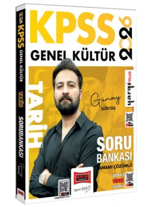 Yargı Yayınları 2026 KPSS Genel Kültür Tarih Tamamı Çözümlü Soru Bankası