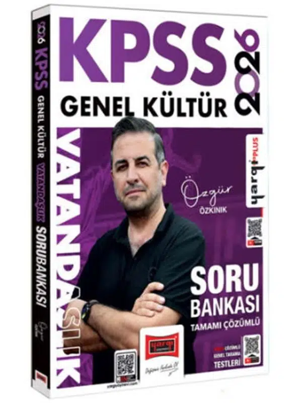 Yargı Yayınları 2026 KPSS Genel Kültür Vatandaşlık Tamamı Çözümlü Soru Bankası