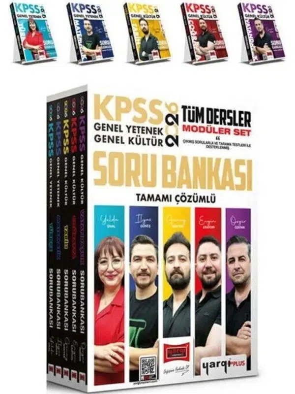 Yargı Yayınları 2026 KPSS Genel Yetenek Genel Kültür Tüm Dersler Tamamı Çözümlü Modüler Soru Bankası Seti