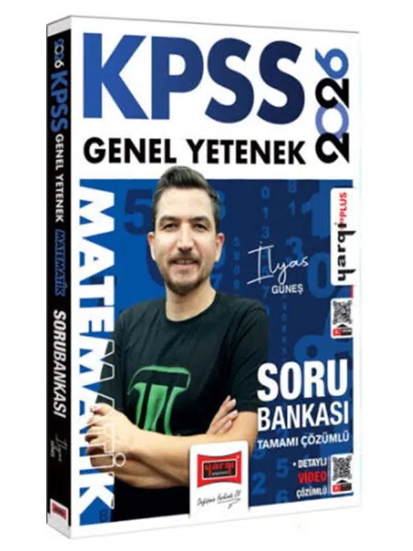 Yargı Yayınları 2026 KPSS Genel Yetenek Matematik Tamamı Çözümlü Soru Bankası İlyas Güneş