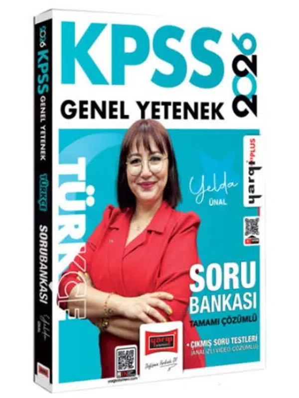 Yargı Yayınları 2026 KPSS Genel Yetenek Tamamı Çözümlü Türkçe Soru Bankası Yelda Ünal
