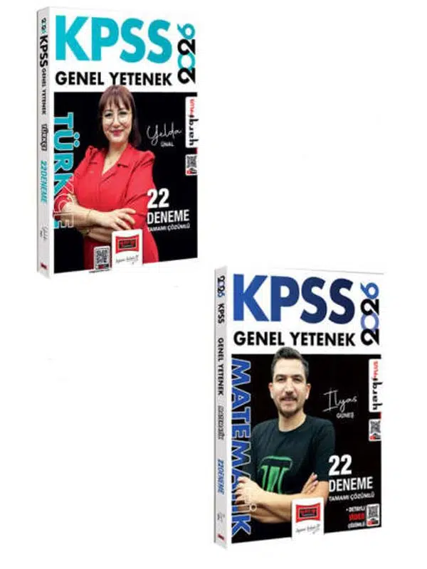 Yargı Yayınları 2026 KPSS Genel Yetenek Türkçe-Matematik Deneme Seti (2 Kitap)
