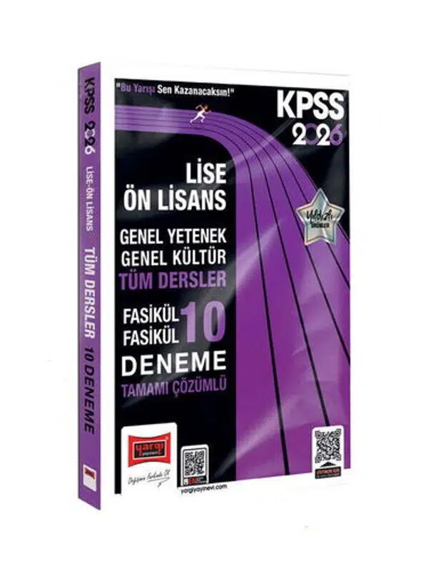 Yargı Yayınları 2026 KPSS GK-GY Lise Ön Lisans Tüm Dersler Fasikül Fasikül Tamamı Çözümlü 10 Deneme