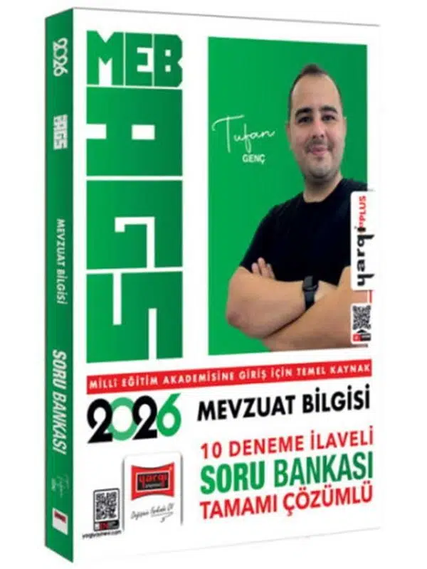 Yargı 2026 MEB-AGS Mevzuat Bilgisi Soru Bankası Çözümlü (10 Deneme İlaveli) - Tufan Genç