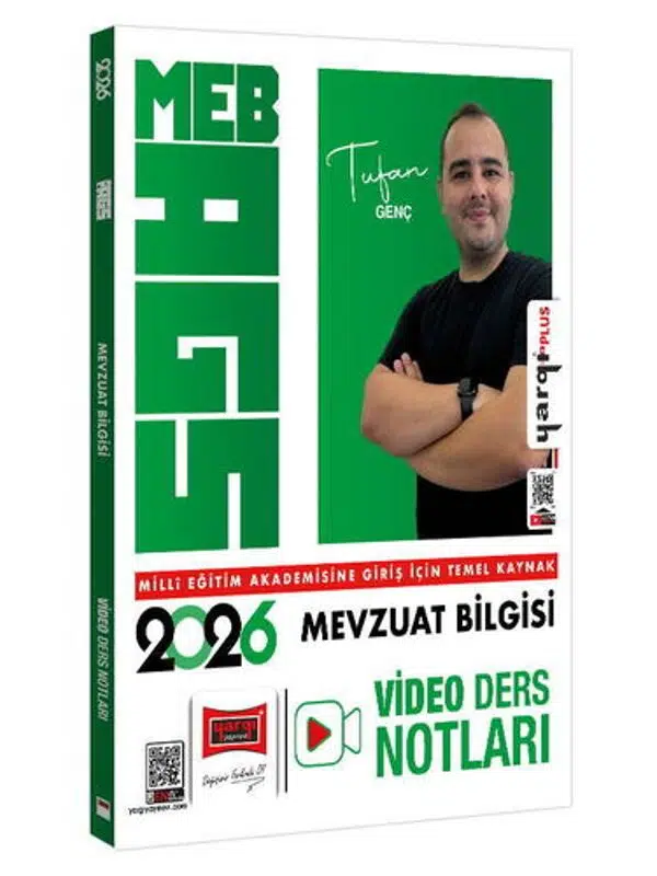 Yargı Yayınları 2026 MEB-AGS Mevzuat Bilgisi Video Ders Notları (Tufan Genç)