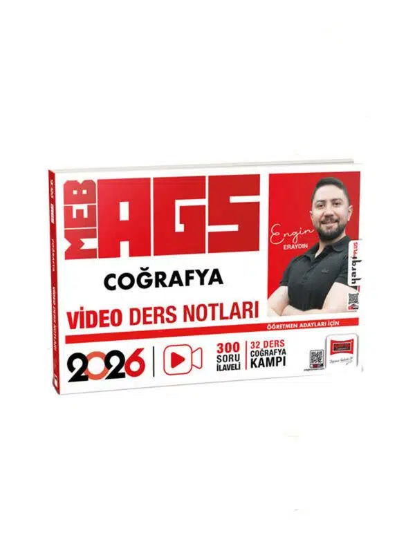 2026 MEB-AGS Coğrafya Video Ders Notları - Engin Eraydın Yargı Yayınları