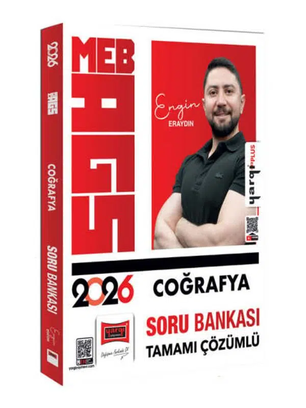 Yargı Yayınları 2026 MEB-AGS Tamamı Çözümlü Coğrafya Soru Bankası (Engin Eraydın)