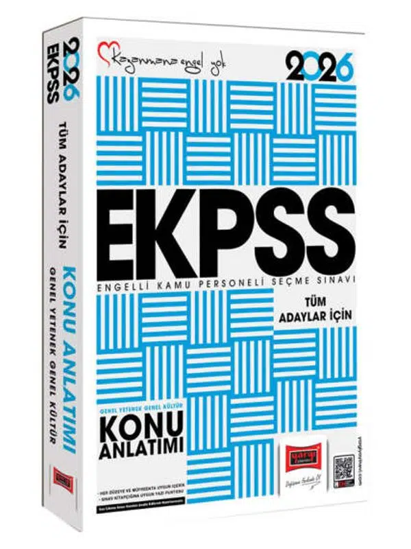 Yargı Yayınları 2026 Tüm Adaylar İçin EKPSS GK-GY Tüm Dersler Konu Anlatımı