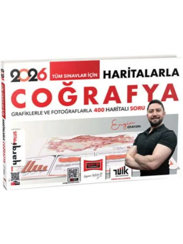 Yargı Yayınları 2026 Tüm Sınavlar İçin Haritalarla Coğrafya Grafiklerle ve Fotoğraflarla 400 Haritalı Soru