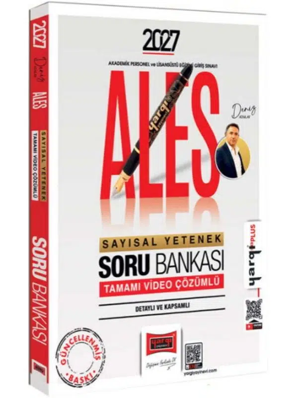 Yargı Yayınları 2027 ALES Sayısal Yetenek Tamamı Video Çözümlü Soru Bankası