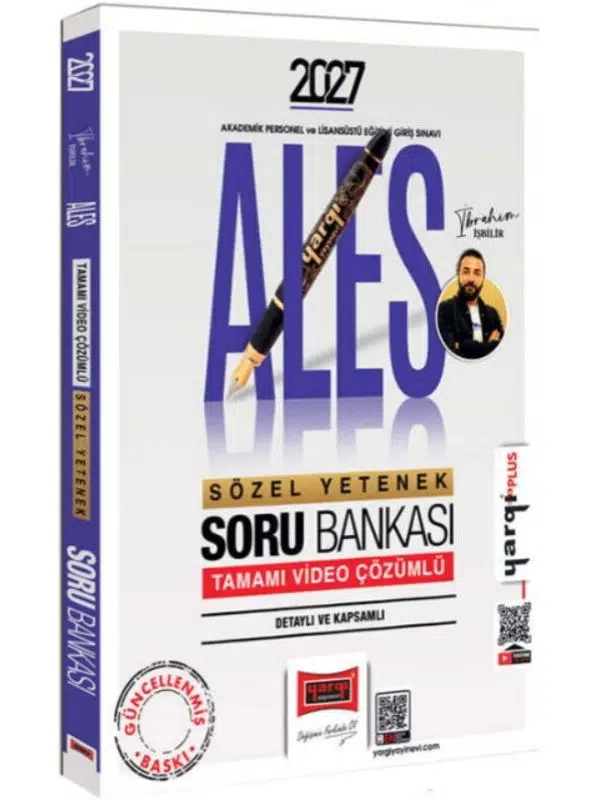 Yargı Yayınları 2027 ALES Sözel Yetenek Tamamı Video Çözümlü Soru Bankası
