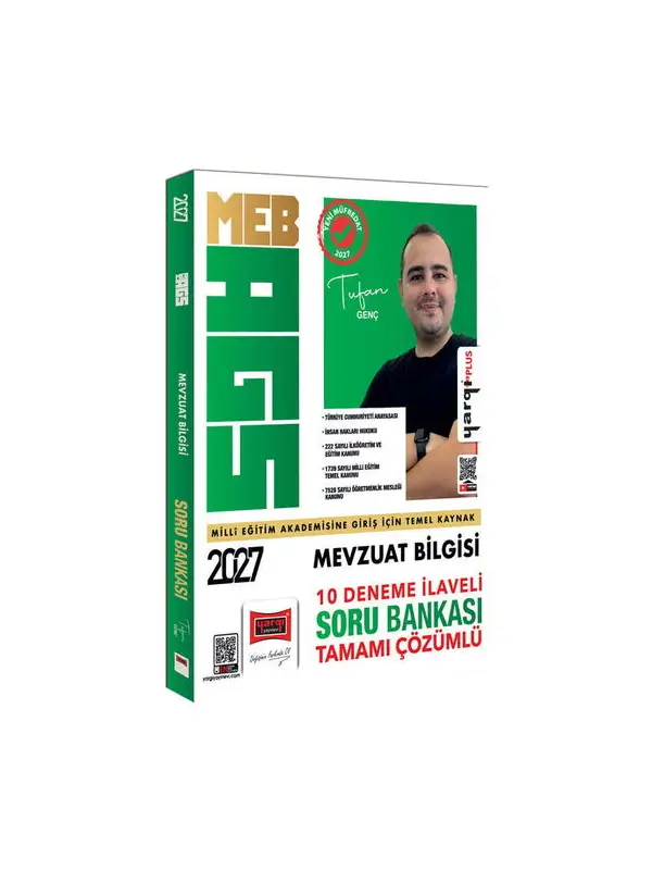 Yargı Yayınları 2027 MEB-AGS Mevzuat Bilgisi 10 Deneme İlaveli Tamamı Çözümlü Soru Bankası
