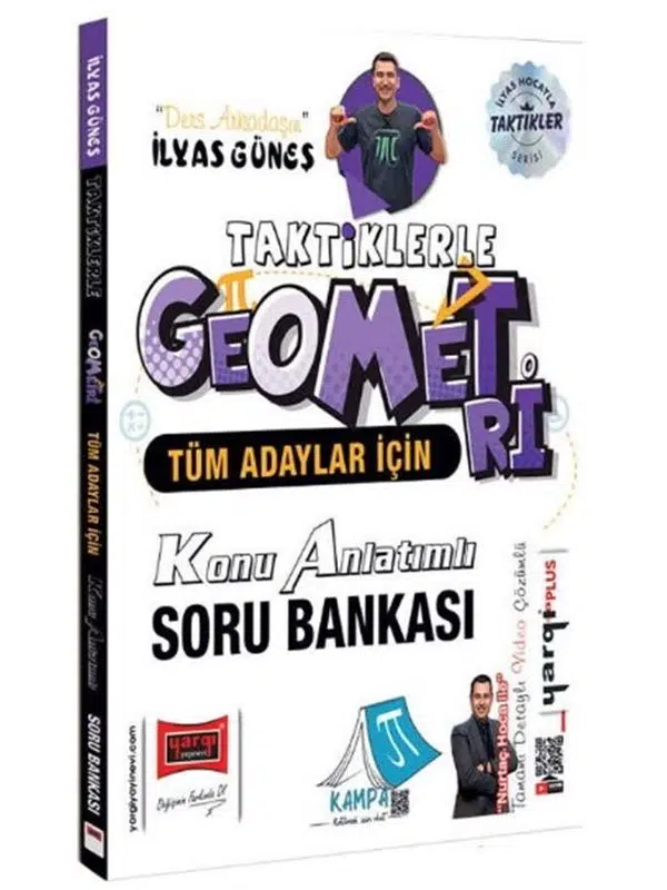 Yargı Yayınları Tüm Adaylar İçin Taktiklerle Geometri Konu Anlatımlı Soru Bankası İlyas Güneş