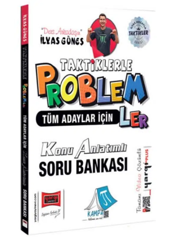 Yargı Yayınları Tüm Adaylar İçin Taktiklerle Temel Problemler Konu Anlatımlı Soru Bankası İlyas Güneş