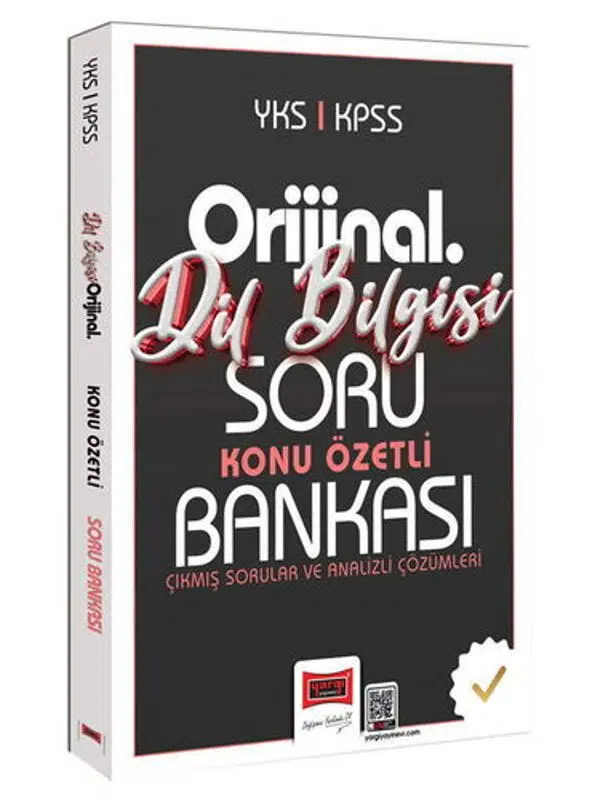 Yargı Yayınları YKS KPSS Orijinal Dil Bilgisi Konu Özetli Soru Bankası