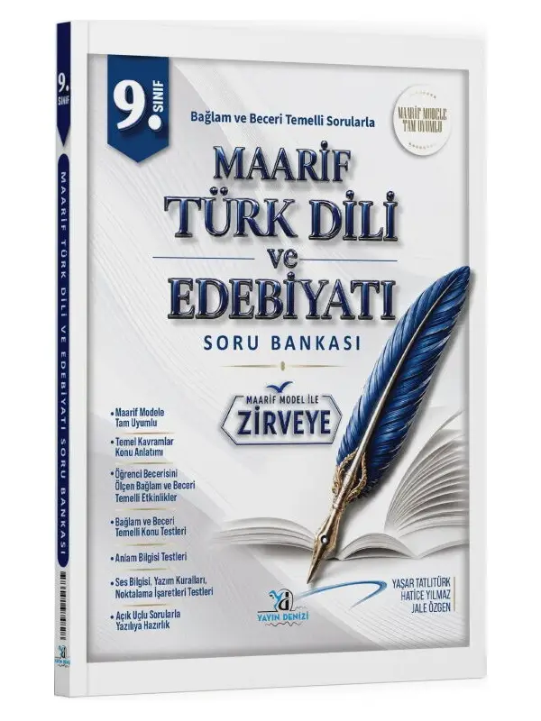 Yayın Denizi 9. Sınıf Türk Dili ve Edebiyatı Maarif Soru Bankası