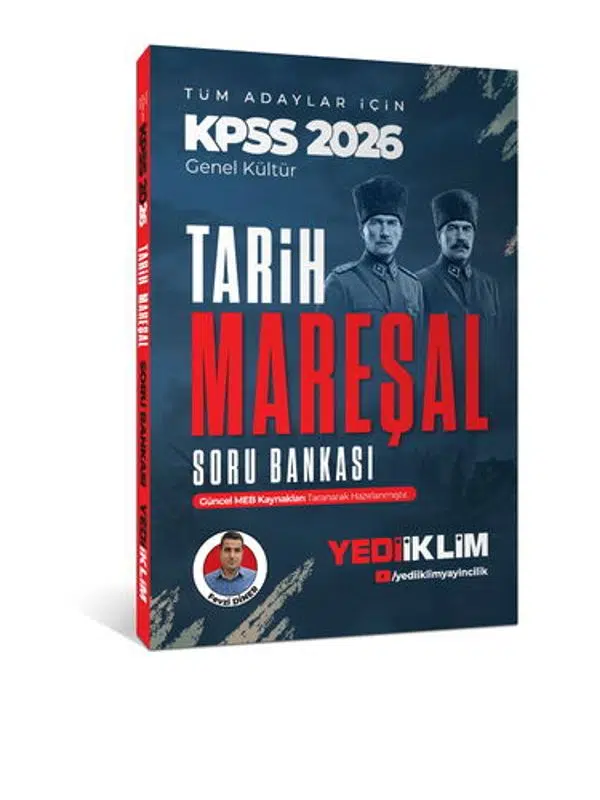 Yediiklim 2026 KPSS Mareşal Genel Kültür Tarih Tüm Adaylar İçin Soru Bankası