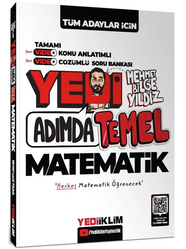 Yediiklim KPSSALESDGS Yedi 7 Adımda Temel Matematik Video Konu Çözümlü Soru Bankası Paragraf2 Hediye