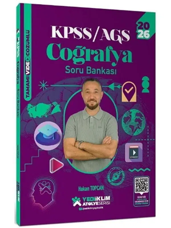Yediiklim Yayınları 2026 KPSS Coğrafya Atölye Soru Bankası
