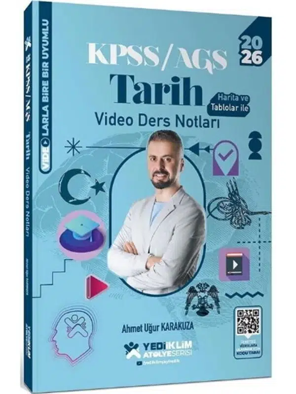 Yediiklim Yayınları 2026 KPSS Tarih Atölye Video Ders Notları