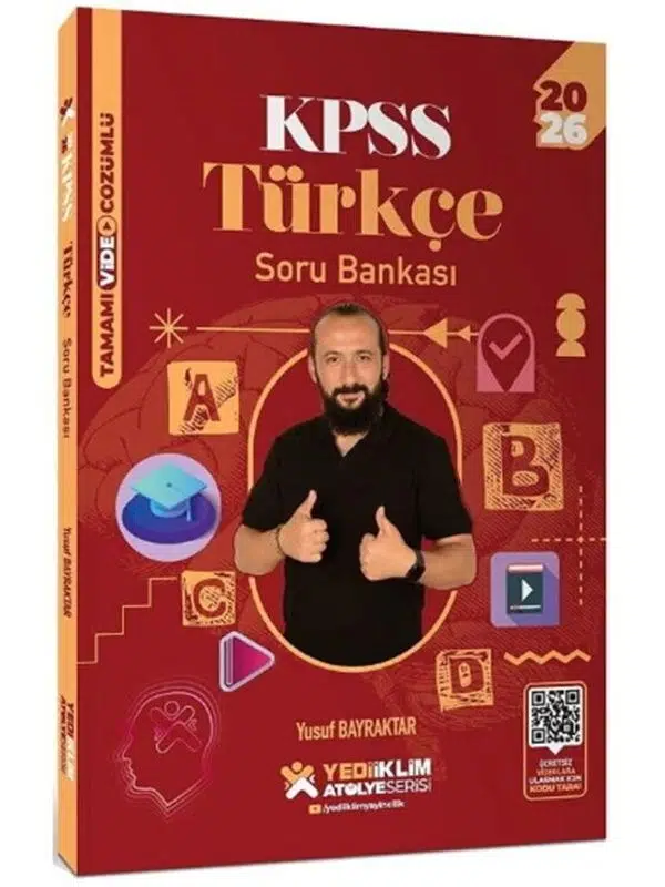 Yediiklim Yayınları 2026 KPSS Türkçe Atölye Soru Bankası